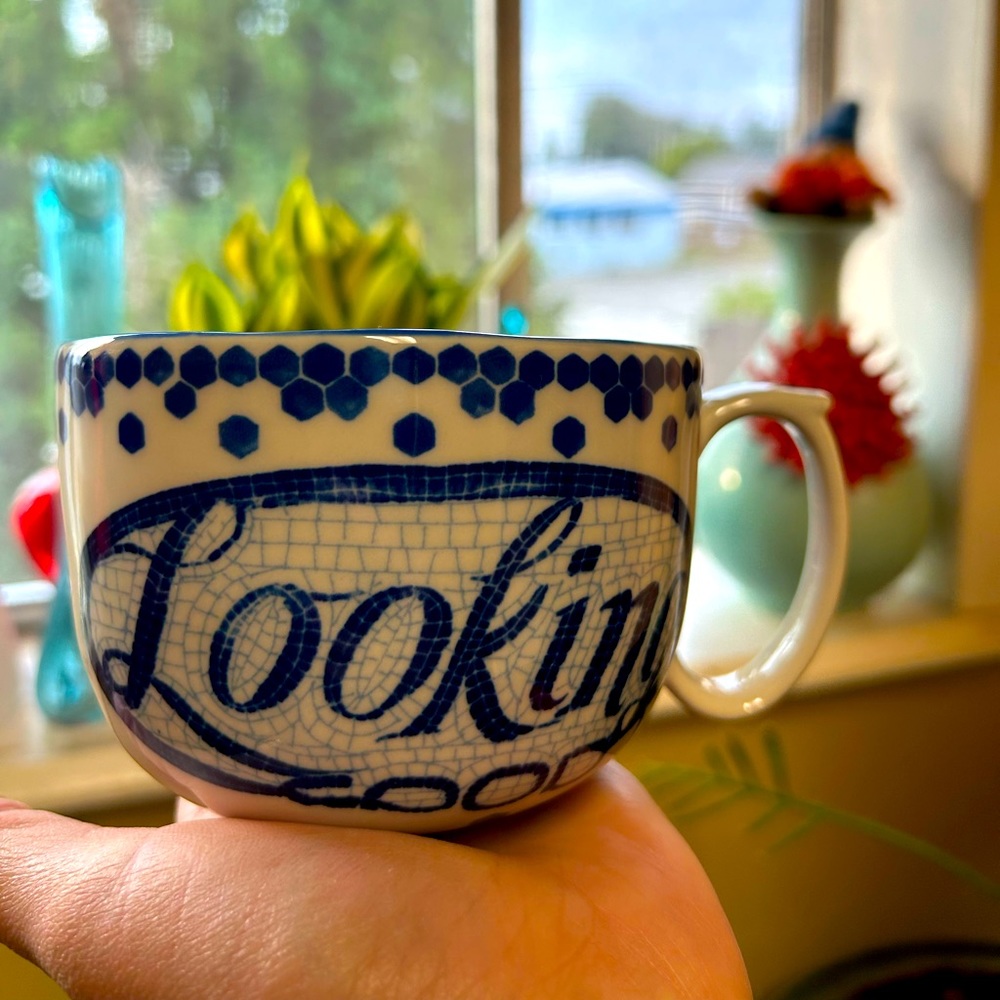 EUC Anthropologie Tile Mug